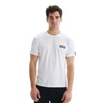 Ar-ma Erkek Bisiklet Yaka Tişört Regular Fit%47 Modal%47 Pamuk%6 Likra Süprem Yazı Baskılı Y29344472302 Beyaz-B1
