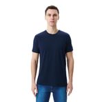 Ar-ma Erkek Bisiklet Yaka Tişört Regular Fit%95 Pamuk%5 Likra Süprem Basic Baskısız Y29344453002 Lacivert-L1