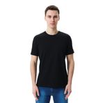 Ar-ma Erkek Bisiklet Yaka Tişört Regular Fit%95 Pamuk%5 Likra Süprem Basic Baskısız Y29344453002 Siyah-S1