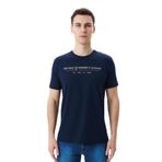 Ar-ma Erkek Bisiklet Yaka Tişört Regular Fit%95 Pamuk%5 Likra Süprem Baskılı Y29344453302 Lacivert-L1