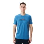 Ar-ma Erkek Bisiklet Yaka Tişört Regular Fit%95 Pamuk%5 Likra Süprem Baskılı Y29344454002 Mavi-M2