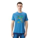 Ar-ma Erkek Bisiklet Yaka Tişört Regular Fit%95 Pamuk%5 Likra Süprem Resim Baskılı Y29344453502 Mavi-M2