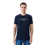 Ar-ma Erkek Bisiklet Yaka Tişört Regular Fit%95 Pamuk%5 Likra Süprem Yazı Baskılı Y29344453402 Lacivert-L1