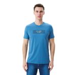 Ar-ma Erkek Bisiklet Yaka Tişört Regular Fit%95 Pamuk%5 Likra Süprem Yazı Baskılı Y29344453402 Mavi-M2