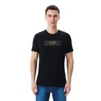 Ar-ma Erkek Bisiklet Yaka Tişört Regular Fit%95 Pamuk%5 Likra Süprem Yazı Baskılı Y29344453402 Siyah-S1