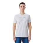 Ar-ma Erkek Bisiklet Yaka Tişört Regular Fit%95 Pamuk%5 Likra Süprem Yazı Baskılı Y29344453902 Beyaz-B1
