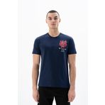 Ar-ma Erkek Bisiklet Yaka Tişört Resim Baskili Örme Kumaş Regular Fit%100 Pamuk 30/1 Penye Süprem Y25344405001 Lacivert-L1