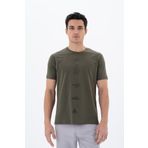 Ar-ma Erkek Bisiklet Yaka Tişört Resim Baskili Örme Kumaş Regular Fit%100 Pamuk 30/1 Penye Süprem Y25344405401 Haki-H1