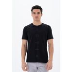 Ar-ma Erkek Bisiklet Yaka Tişört Resim Baskili Örme Kumaş Regular Fit%100 Pamuk 30/1 Penye Süprem Y25344405401 Siyah-S1