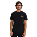 Ar-ma Erkek Bisiklet Yaka Tişört Resim Baskili Örme Kumaş Regular Fit%100 Pamuk 30/2 Süprem Y31344448302 Siyah-S1