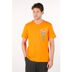 Ar-ma Erkek Bisiklet Yaka Tişört Yazi Baskili Örme Kumaş Regular Fit%100 Pamuk 30/1 Penye Süprem Y22344401001 Turuncu-T1