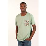 Ar-ma Erkek Bisiklet Yaka Tişört Yazi Baskili Örme Kumaş Regular Fit%100 Pamuk 30/1 Penye Süprem Y22344402001 Yeşil-Y2
