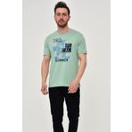 Ar-ma Erkek Bisiklet Yaka Tişört Yazi Baskili Örme Kumaş Regular Fit%100 Pamuk 30/1 Penye Süprem Y22344402501 Yeşil-Y2