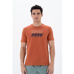 Ar-ma Erkek Bisiklet Yaka Tişört Yazi Baskili Örme Kumaş Regular Fit%100 Pamuk 30/1 Penye Süprem Y25344404801 Pembe-P4