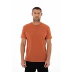 Ar-ma Erkek Bisiklet Yaka Tişört Yazi Baskili Örme Kumaş Regular Fit%100 Pamuk 30/1 Penye Süprem Y25344405701 Pembe-P4