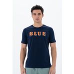 Ar-ma Erkek Bisiklet Yaka Tişört Yazi Baskili Örme Kumaş Regular Fit%100 Pamuk 30/1 Penye Süprem Y25344405901 Lacivert-L1