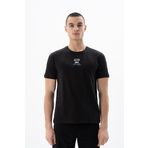 Ar-ma Erkek Bisiklet Yaka Tişört Yazi Baskili Örme Kumaş Regular Fit%100 Pamuk 30/1 Penye Süprem Y25344406301 Siyah-S1