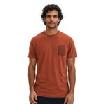 Ar-ma Erkek Bisiklet Yaka Tişört Yazi Baskili Örme Kumaş Regular Fit%100 Pamuk 30/2 Süprem Y31344448202 Pembe-P4
