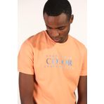 Ar-ma Erkek Bisiklet Yaka Tişört Yazi Baskili Örme Kumaş Slim Fit%93 Pamuk%7 Elastan 36/1 Full Elastan Süprem Y22344450401 Pembe-P2