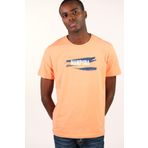 Ar-ma Erkek Bisiklet Yaka Tişört Yazi Baskili Örme Kumaş Slim Fit%93 Pamuk%7 Elastan 36/1 Full Elastan Süprem Y22344450701 Pembe-P2
