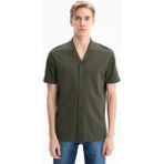 Ar-ma Erkek Gömlek Polo Yaka Kisa Kollu Düğme Kapamali Cepsiz Gömlek Örme Kumaş Regular Fit %100 Pamuk 30/1 Çift Toplama Penye Pike Y25374351101 - Haki - XL
