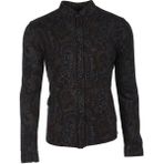 Ar-ma Erkek Gömlek Şal Desenli Düğme Kapamali Uzun Kollu Cepsiz Gömlek Örme Kumaş Regular Fit %100 Pamuk 30/1 Tek Toplama Licrali Pike K8GKO1050 - XL - Hardal Sarısı