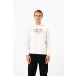 Ar-ma Erkek Kapşonlu Sweatshirt Yazi Baskili Kanguru Cepli Örme Kumaş Büyük Beden%70 Pamuk%30 Polyester 30/1 Şardonlu Üç İplik K24254884301 Ekru-E1