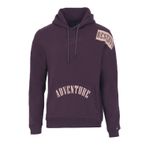Ar-ma Erkek Kapşonlu Sweatshirt Yazi Baskili Kanguru Cepli Örme Kumaş Regular Fit%70 Pamuk%30 Polyester 30/1 Şardonlu Üç İplik K22254919801 Bordo-B1