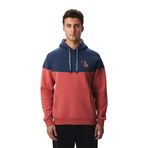 Ar-ma Erkek Kapşonlu Sweatshirt Yazi Baskili Kanguru Cepli Örme Kumaş Regular Fit%70 Pamuk%30 Polyester 30/1 Şardonlu Üç İplik K28254627601 Pembe-P11