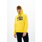 Ar-ma Erkek Kapşonlu Sweatshirt Yazi Baskili Kanguru Cepli Örme Kumaş Regular Fit%90 Pamuk%10 Polyester Diagonal Üç İplik K24254926001 Sarı-S1