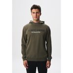 Ar-ma Erkek Kapşonlu Sweatshirt Yazi Baskili Kanguru Cepli Örme Kumaş Slim Fit%80 Pamuk%14 Polyester%6 Elastan Scuba İnterlok K28254988701 Haki-H1
