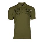 Ar-ma Erkek Polo Yaka Örme Tişört Regular Fit%100 Pamuk Pike Yazı Baskılı Y9TYO7956 Yeşil-Y3