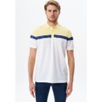 Ar-ma Erkek Polo Yaka Tişört Baskisiz Basic Örme Kumaş Regular Fit %100 Pamuk 30/1 Çift Toplama Penye Pike Y29374354702 - Sarı