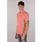 Ar-ma Erkek Polo Yaka Tişört Baskisiz Basic Örme Kumaş Regular Fit%100 Pamuk 30/1 Çift Toplama Penye Pike Y22374350601 Pembe-P1