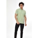 Ar-ma Erkek Polo Yaka Tişört Baskisiz Basic Örme Kumaş Regular Fit%100 Pamuk 30/1 Çift Toplama Penye Pike Y22374350701 Yeşil-Y2