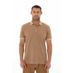 Ar-ma Erkek Polo Yaka Tişört Baskisiz Basic Örme Kumaş Regular Fit%100 Pamuk 30/1 Çift Toplama Penye Pike Y25374376001 Kahverengi-K3