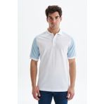 Ar-ma Erkek Polo Yaka Tişört Baskisiz Basic Örme Kumaş Regular Fit%100 Pamuk 30/1 Çift Toplama Penye Pike Y29374354602 Beyaz-B1