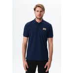 Ar-ma Erkek Polo Yaka Tişört Baskisiz Basic Örme Kumaş Regular Fit%100 Pamuk 30/1 Çift Toplama Penye Pike Y29374355402 Lacivert-L1