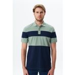 Ar-ma Erkek Polo Yaka Tişört Baskisiz Basic Örme Kumaş Regular Fit%100 Pamuk 30/1 Çift Toplama Penye Pike Y29374356102 Yeşil-Y2