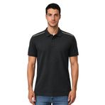 Ar-ma Erkek Polo Yaka Tişört Baskisiz Basic Örme Kumaş Regular Fit%100 Pamuk 30/1 Çift Toplama Penye Pike Y31374357002 Siyah-S1