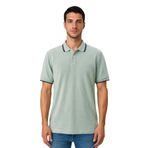 Ar-ma Erkek Polo Yaka Tişört Baskisiz Basic Örme Kumaş Regular Fit%100 Pamuk 30/1 Çift Toplama Penye Pike Y31374357102 Yeşil-Y2