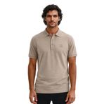 Ar-ma Erkek Polo Yaka Tişört Baskisiz Basic Örme Kumaş Regular Fit%100 Pamuk 30/1 Çift Toplama Penye Pike Y31374357302 Gri-Bej G8