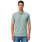 Ar-ma Erkek Polo Yaka Tişört Baskisiz Basic Örme Kumaş Regular Fit%100 Pamuk 30/1 Çift Toplama Penye Pike Y31374357402 Yeşil-Y2