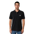 Ar-ma Erkek Polo Yaka Tişört Baskisiz Basic Örme Kumaş Regular Fit%100 Pamuk 30/1 Çift Toplama Penye Pike Y31374358002 Siyah-S1