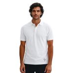 Ar-ma Erkek Polo Yaka Tişört Baskisiz Basic Örme Kumaş Regular Fit%100 Pamuk 30/1 Çift Toplama Penye Pike Y31374358202 Beyaz-B1