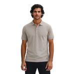 Ar-ma Erkek Polo Yaka Tişört Baskisiz Basic Örme Kumaş Regular Fit%100 Pamuk 30/1 Çift Toplama Penye Pike Y31374358202 Gri-Bej G8