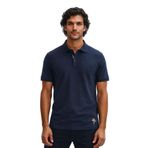 Ar-ma Erkek Polo Yaka Tişört Baskisiz Basic Örme Kumaş Regular Fit%100 Pamuk 30/1 Çift Toplama Penye Pike Y31374358202 Lacivert-L1