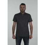 Ar-ma Erkek Polo Yaka Tişört Baskisiz Basic Örme Kumaş Regular Fit%80 Pamuk%17 Polyester%3 Likra 30/1 Tek Toplama Licrali Pike Y9TYO7886 Gri-G8