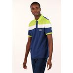 Ar-ma Erkek Polo Yaka Tişört Baskisiz Basic Örme Kumaş Regular Fit%95 Pamuk%5 Likra 30/1 Tek Toplama Licrali Pike Y22374300001 İndigo-İ1