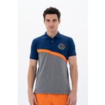 Ar-ma Erkek Polo Yaka Tişört Baskisiz Basic Örme Kumaş Regular Fit%95 Pamuk%5 Likra 30/1 Tek Toplama Licrali Pike Y25374303701 İndigo-İ1